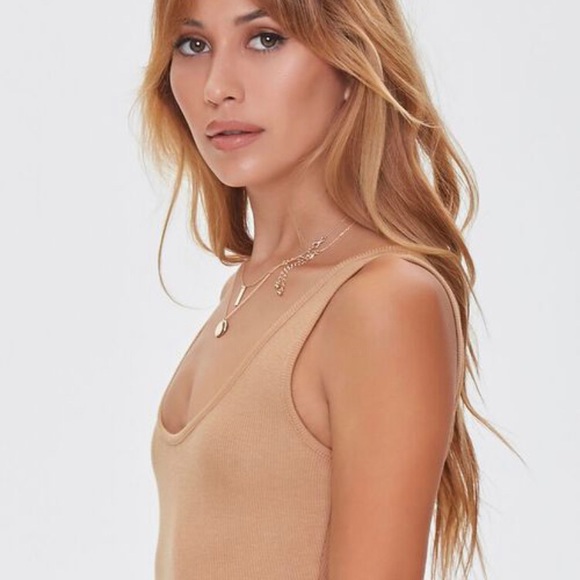 Forever 21 Ribbed knit lace-back bodysuit - Picture 5 of 5